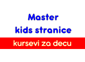 Master kids stranice kursevi za decu